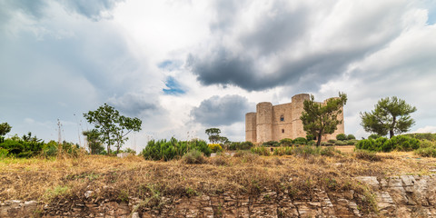 Castel del Monte, a 13th century fortress built by the emperor of the Holy Roman Empire, Frederick II. Italy