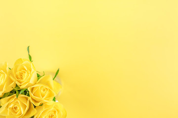 Fresh yellow roses bouquet - Powered by Adobe