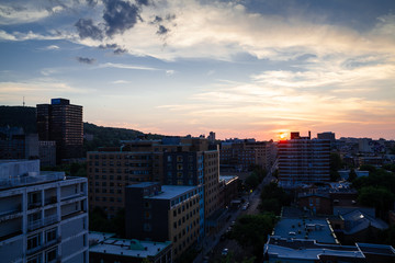 Sunset in Montreal