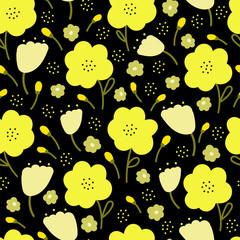  doodle flower pattern