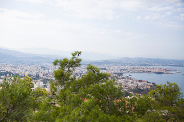 Chania / Greece - November 2014: Overview over Chania, a town on the island of Crete, Greece.