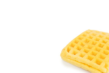 Fresh waffle thai.With Clipping Path.