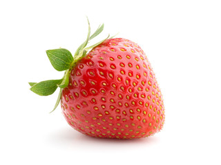 Strawberry isolated on white background.