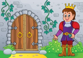 Prince by old door theme image 1