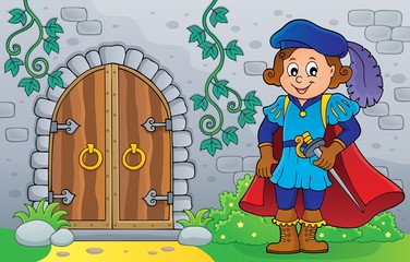 Prince by old door theme image 2