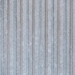 Closeup of a galvanized corrugated wall profile. Metal texture. Abstract web banner. Copy space