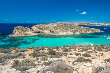 Comino wyspa krajobraz © DawidFastMan