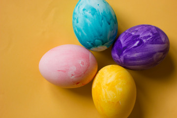 Fototapeta na wymiar colorful easter eggs - Image - Image
