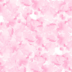  Hand painted pink sky, watercolor background