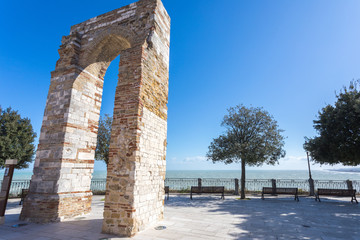 The Tower of Numana Sirolo, Ancona Mount Conero Marche Italy - beautiful tiny pearl of the Adriatic...