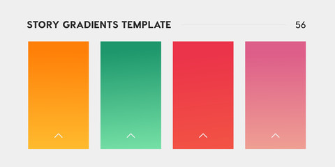 Gradient template for social media