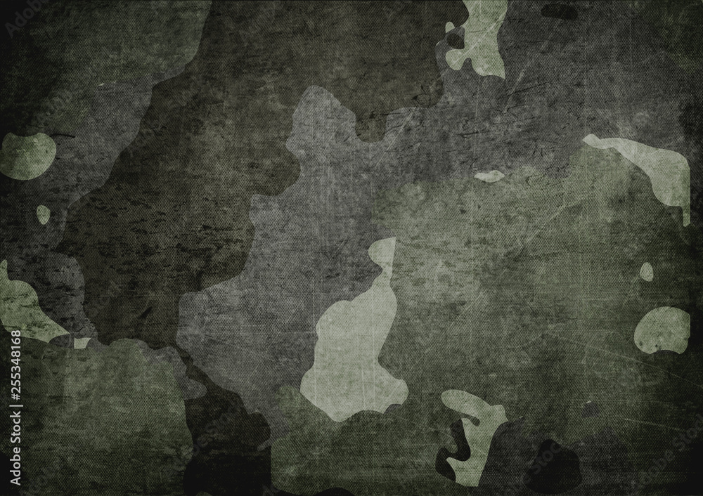 Wall mural camouflage pattern cloth texture. background and texture for design.