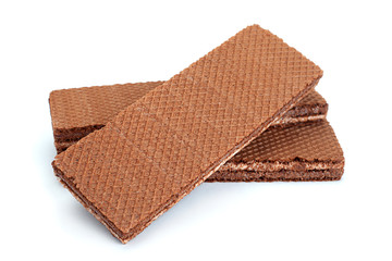 Brown wafer closeup