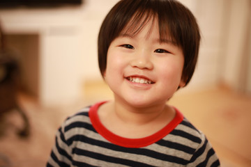 笑顔の男の子