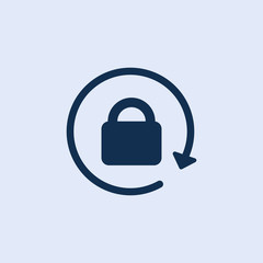 Lock icon, vector icon