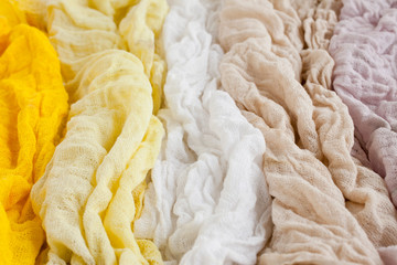 mix of old linen rags