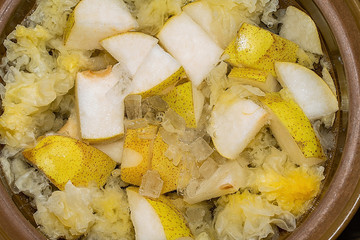 Stuffed Sydney Sugar Tremella Soup in a casserole