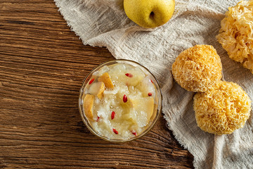 Chinese traditional gourmet rock sugar Sydney stewed tremella