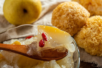 Chinese traditional gourmet rock sugar Sydney stewed tremella