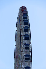 ferris wheel on blue sky