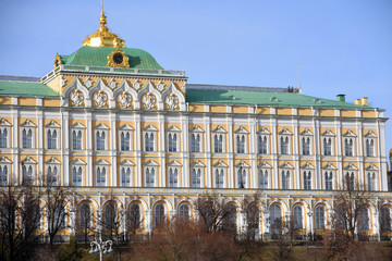 Obraz premium Architecture of Moscow Kremlin. Color photo.