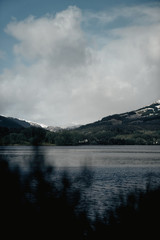 loch in the mountains