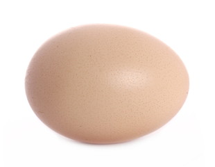 Egg isolated on white background