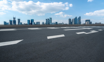 Urban Road, Highway and Construction Skyline..