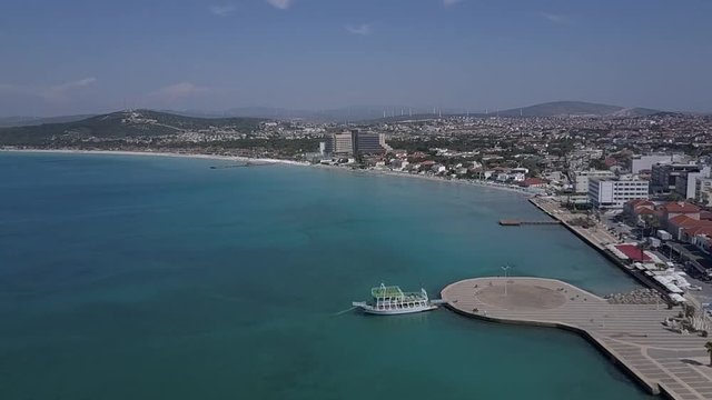 Ilica, Cesme İzmir aerial view, us01