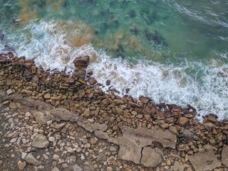 rocks in sea