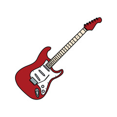 Obraz premium Electric guitar icon