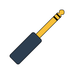 Music jack plug-in icon