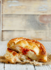 Rustico - traditional pastry from Lecce, Italy
