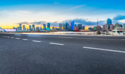 Urban Road, Highway and Construction Skyline..