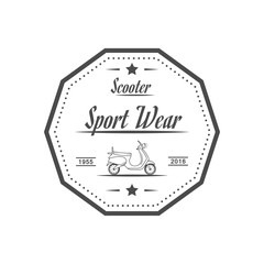 Retro Illustration of Sport Wear.