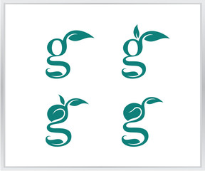 Collection letter G logo template