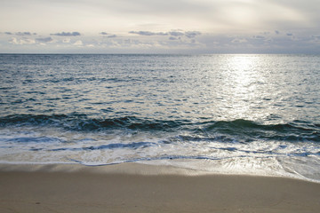 quiet afternoon by the sea