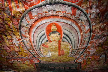 buddha statue in dambulla
