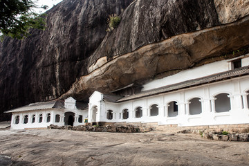 dambulla temple  in Sri Lanka