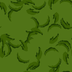 Forest camouflage of various shades of green colors