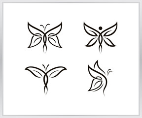 Collection butterfly icon