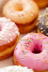 Assorted sweet donuts