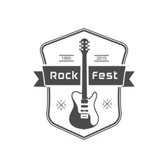 Musical Logotype for Rock Fest.