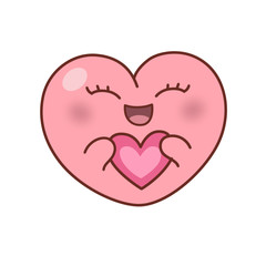 CUTE HEART,  KAWAII STYLE, LOVE 