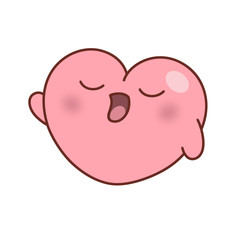 CUTE HEART,  KAWAII STYLE, LOVE 