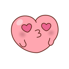 CUTE HEART,  KAWAII STYLE, LOVE 