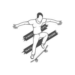 Skateboarding Logotype.