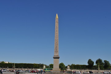 Fototapeta premium Obelisco - Louvre - Paris - França