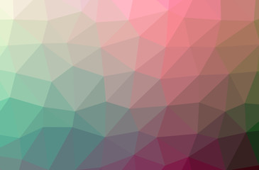 Obraz premium Illustration of abstract Red horizontal low poly background. Beautiful polygon design pattern.