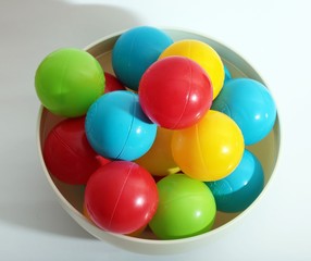 colorful toy balls